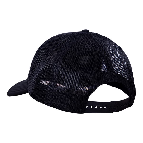 Willy black trucker cap behind